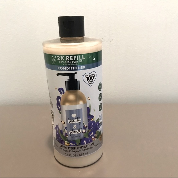 Beauty & Planet Other - Beauty & Planet Ultra Deep Hydration Conditioner, 22 OZ. Butterfly Pea Flower.